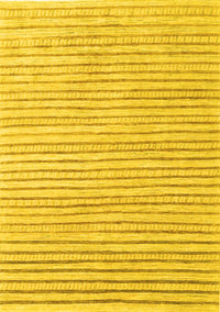 Solid Yellow Modern Rug, con277yw