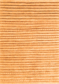 Solid Orange Modern Rug, con277org