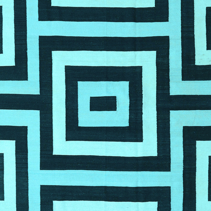 Machine Washable Abstract Light Blue Contemporary Rug, wshcon2780lblu