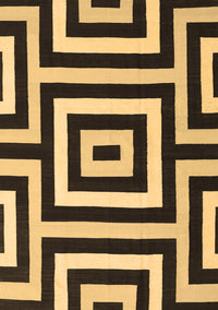 Abstract Brown Contemporary Rug, con2780brn