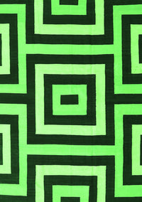 Abstract Green Contemporary Rug, con2780grn