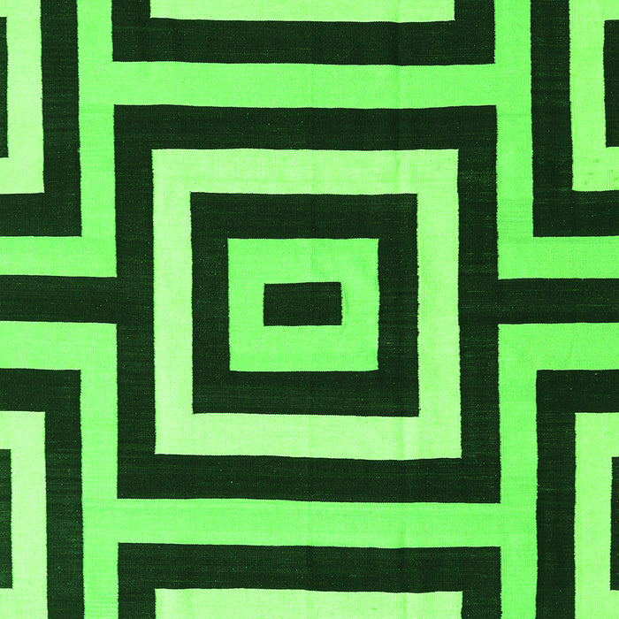 Abstract Green Contemporary Rug, con2780grn
