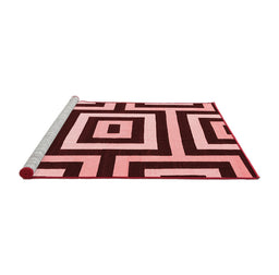 Contemporary Red Washable Rugs