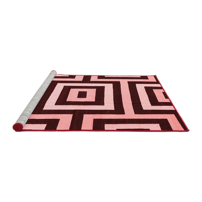 Contemporary Red Washable Rugs