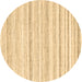 Round Solid Brown Modern Rug, con2781brn