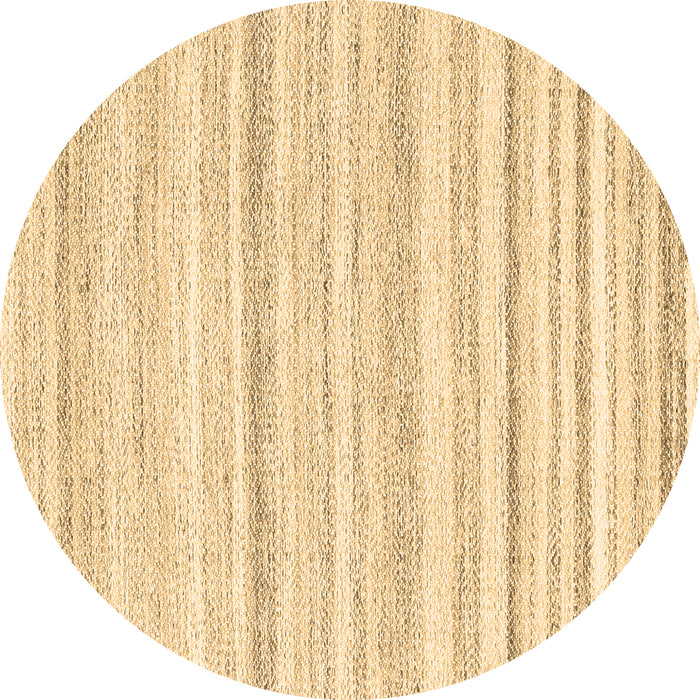 Round Machine Washable Solid Brown Modern Rug, wshcon2781brn