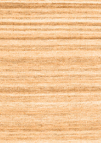 Solid Orange Modern Rug, con2781org