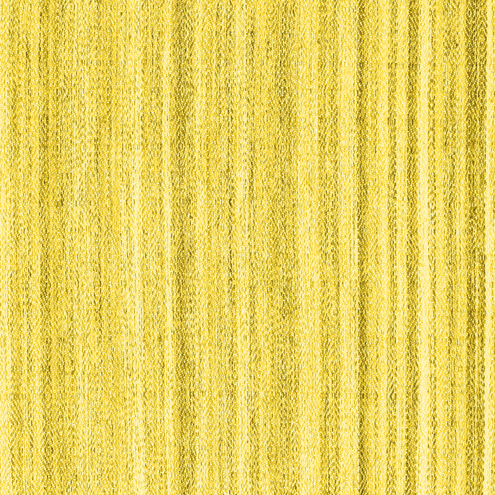 Square Solid Yellow Modern Rug, con2781yw