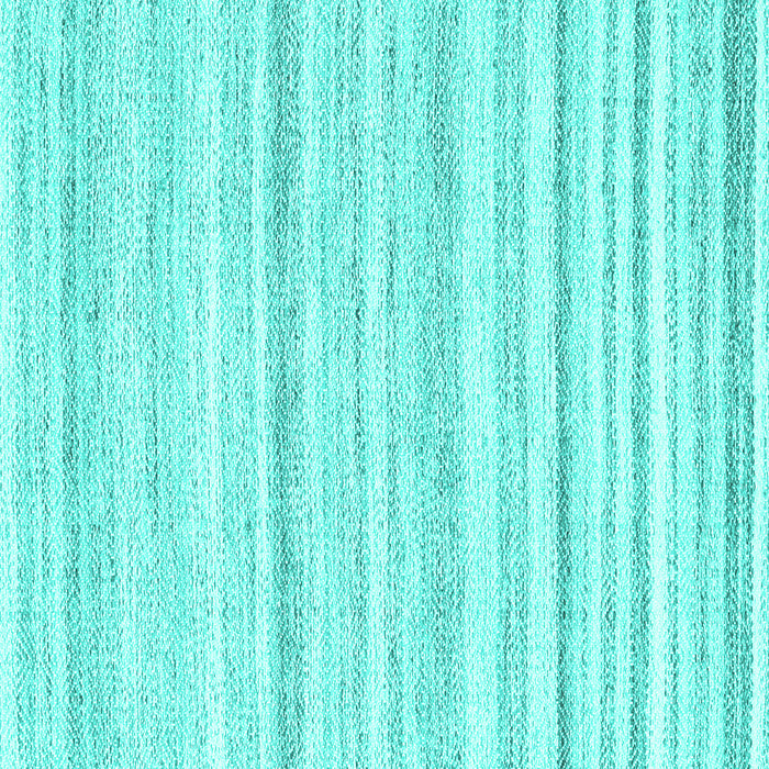 Square Machine Washable Solid Turquoise Modern Area Rugs, wshcon2781turq