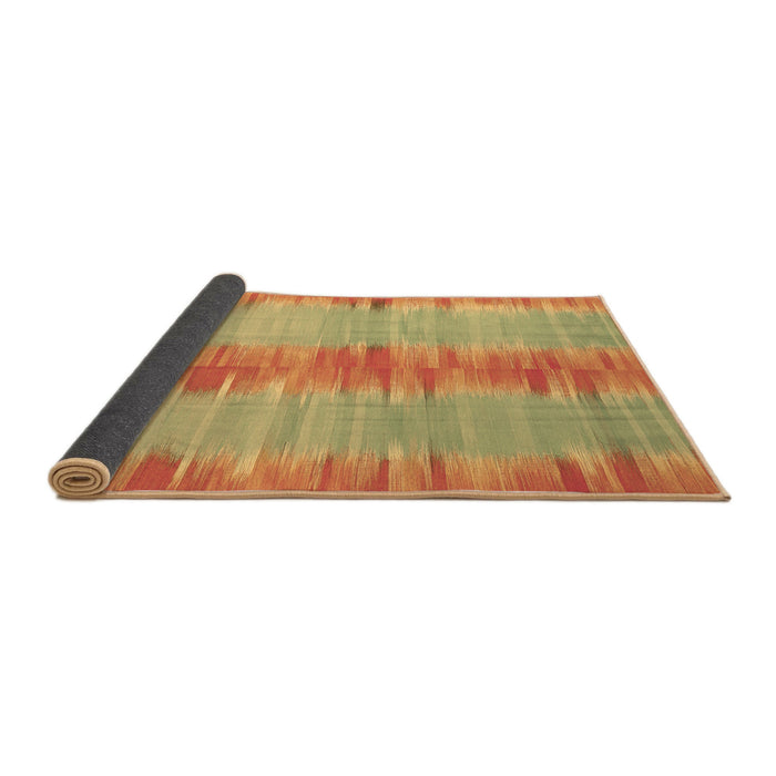 Sideview of Abstract Brown Contemporary Rug, con2782brn