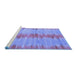 Sideview of Machine Washable Abstract Blue Contemporary Rug, wshcon2782blu