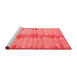 Contemporary Red Washable Rugs