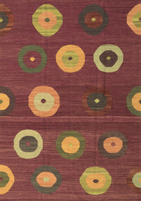 Abstract Brown Contemporary Rug, con2783brn