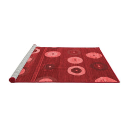 Contemporary Red Washable Rugs