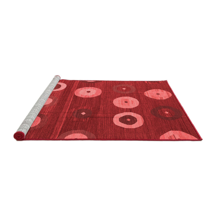 Contemporary Red Washable Rugs