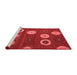 Contemporary Red Washable Rugs