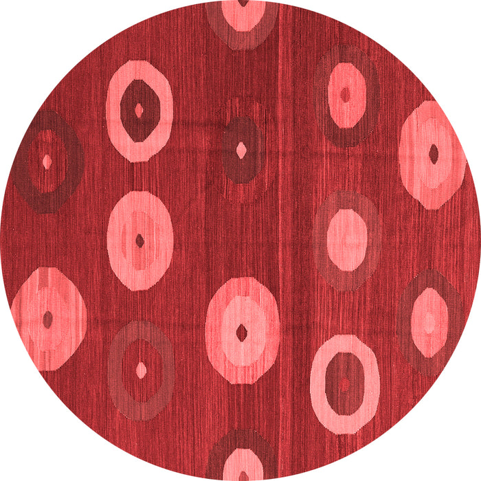 Abstract Red Contemporary Rug, con2783red