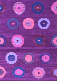 Abstract Purple Contemporary Rug, con2783pur