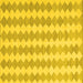 Square Abstract Yellow Contemporary Rug, con2784yw