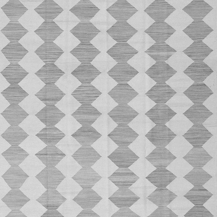 Serging Thickness of Machine Washable Abstract Gray Contemporary Rug, wshcon2784gry