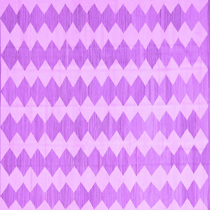 Square Machine Washable Abstract Purple Contemporary Area Rugs, wshcon2784pur