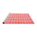 Contemporary Red Washable Rugs