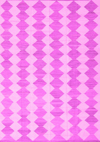 Abstract Pink Contemporary Rug, con2784pnk