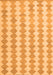 Serging Thickness of Machine Washable Abstract Orange Contemporary Area Rugs, wshcon2784org