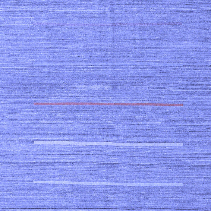 Abstract Blue Contemporary Rug, con2785blu