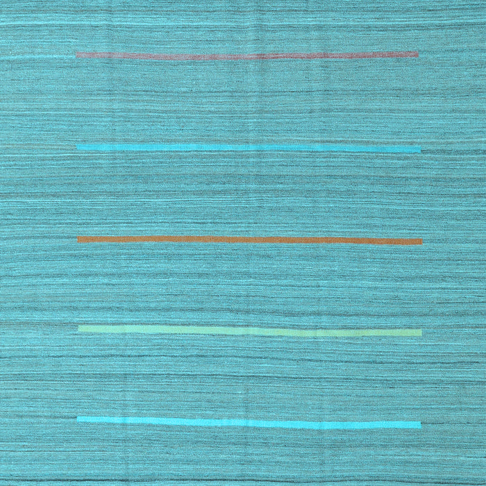 Abstract Light Blue Contemporary Rug, con2785lblu