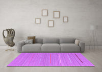 Machine Washable Abstract Purple Contemporary Rug, wshcon2785pur