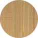 Round Machine Washable Abstract Brown Contemporary Rug, wshcon2785brn