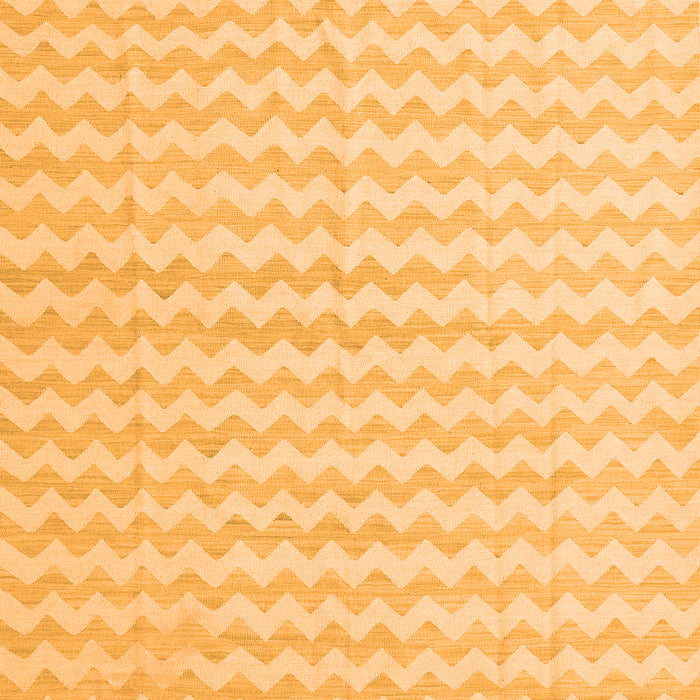 Serging Thickness of Solid Orange Modern Rug, con2786org