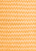 Serging Thickness of Machine Washable Solid Orange Modern Area Rugs, wshcon2786org