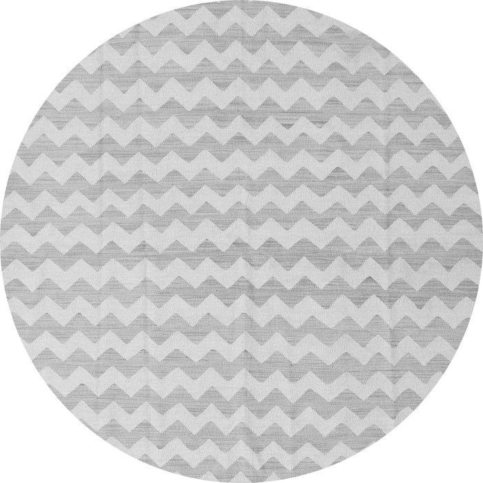 Square Solid Gray Modern Rug, con2786gry