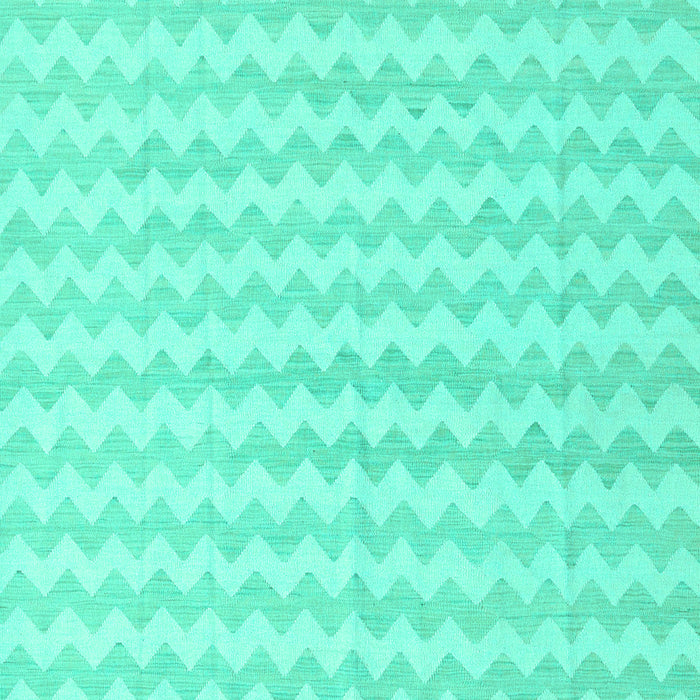 Machine Washable Solid Turquoise Modern Area Rugs, wshcon2786turq