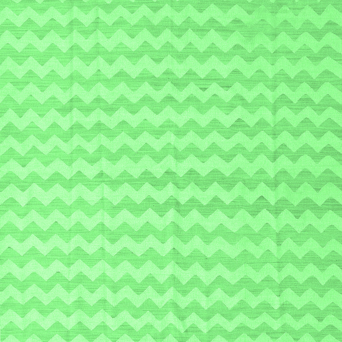 Square Machine Washable Solid Emerald Green Modern Area Rugs, wshcon2786emgrn