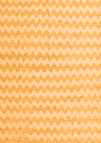 Solid Orange Modern Rug, con2786org