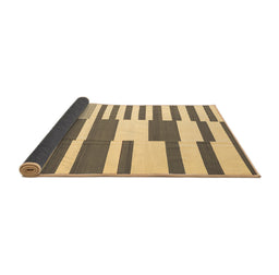 Sideview of Abstract Brown Contemporary Rug, con2787brn