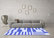 Machine Washable Abstract Blue Contemporary Rug in a Living Room, wshcon2787blu