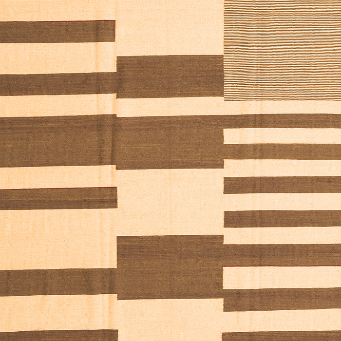 Abstract Orange Contemporary Rug, con2787org