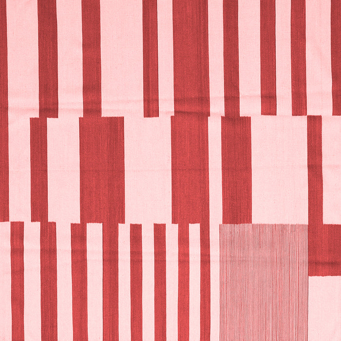 Abstract Red Contemporary Rug, con2787red