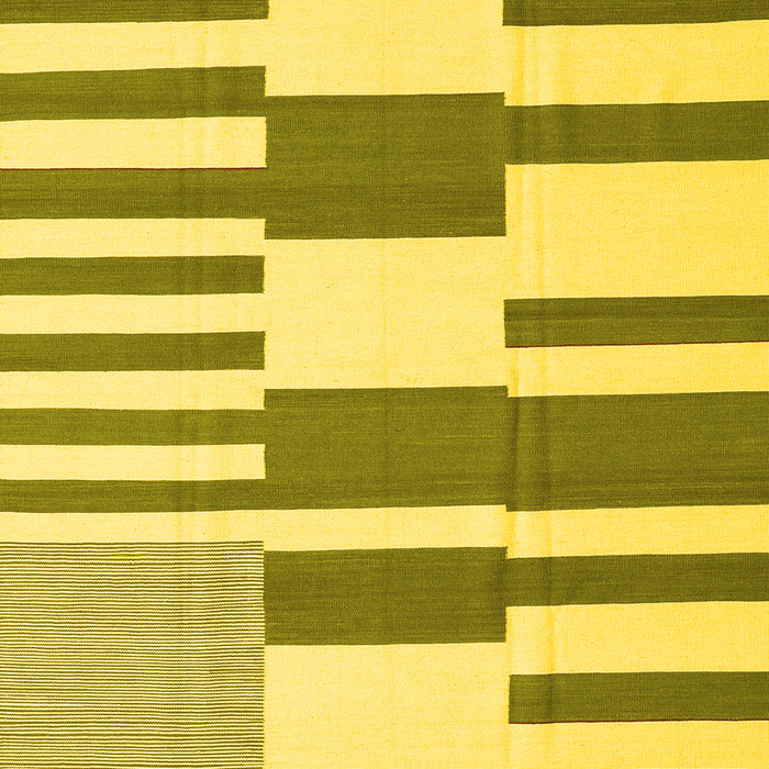 Machine Washable Abstract Yellow Contemporary Rug, wshcon2787yw