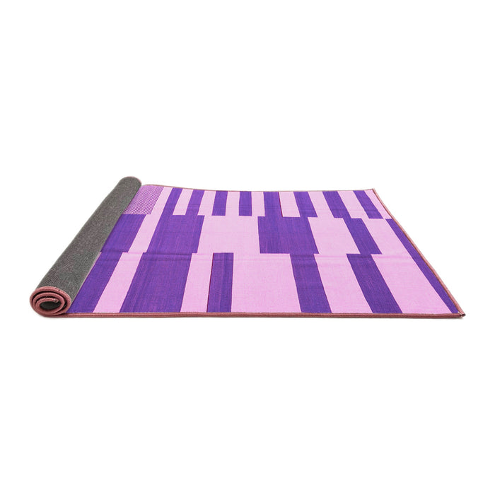 Sideview of Abstract Pink Contemporary Rug, con2787pnk