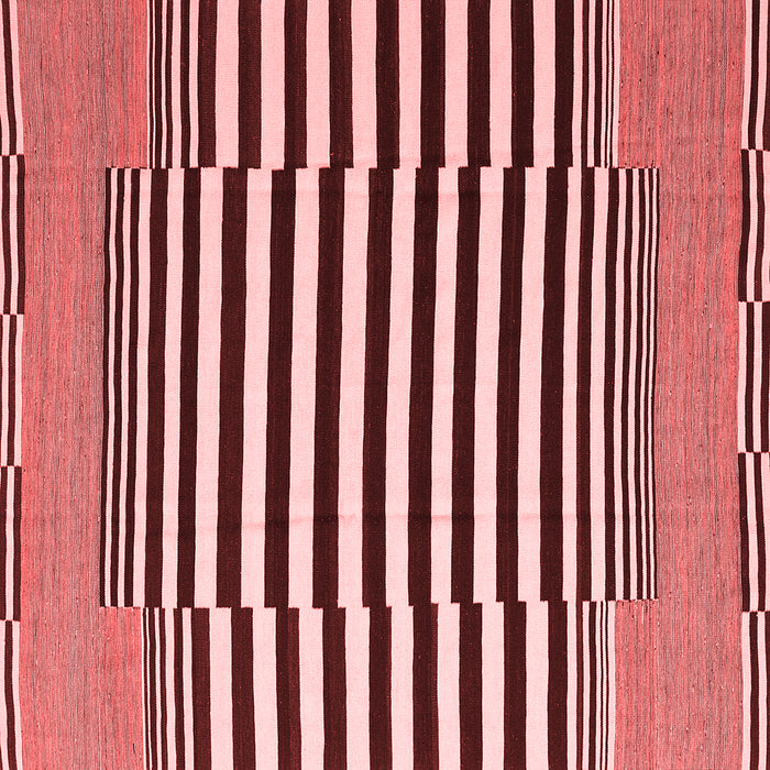 Machine Washable Abstract Red Contemporary Rug, wshcon2788red