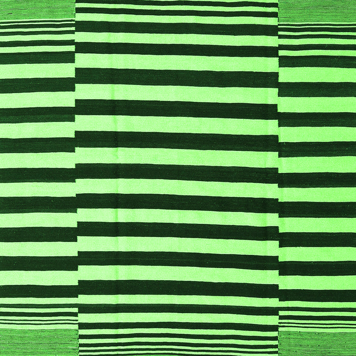 Abstract Green Contemporary Rug, con2788grn