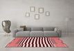 Contemporary Red Washable Rugs