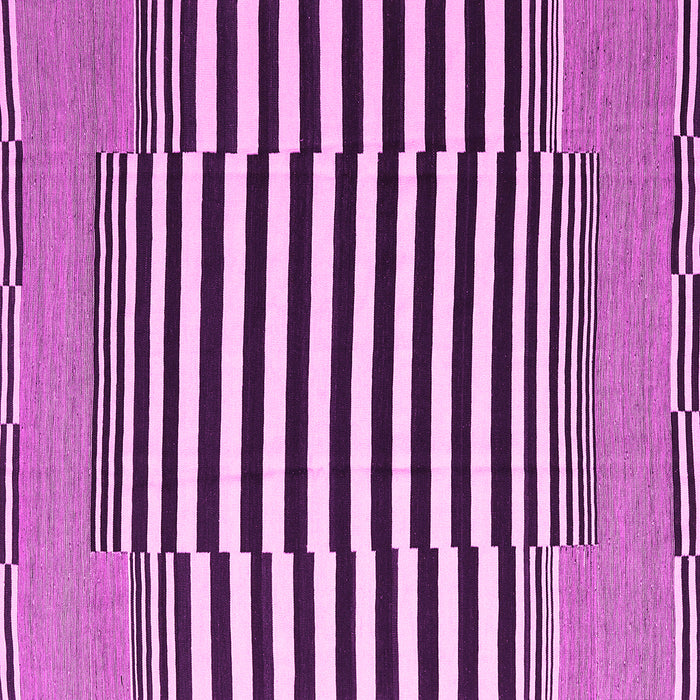 Square Abstract Pink Contemporary Rug, con2788pnk