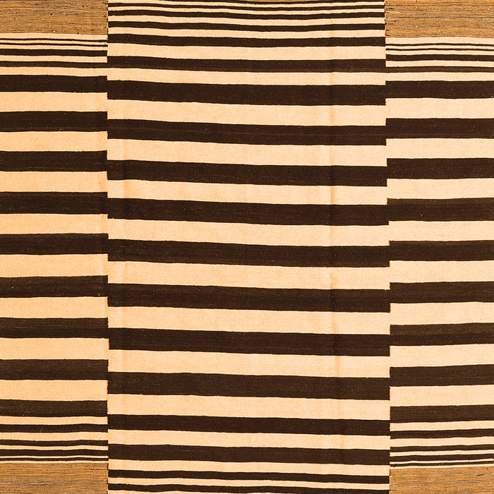 Abstract Orange Contemporary Rug, con2788org