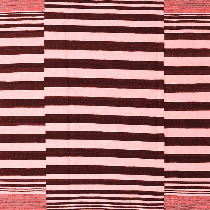 Machine Washable Abstract Red Contemporary Rug, wshcon2788red